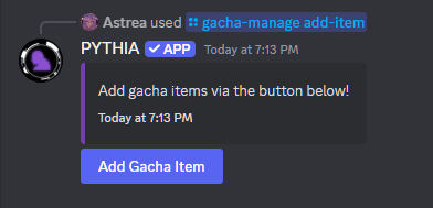 An example of the button for adding gacha items.