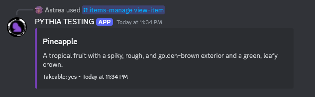 An example of /items-manage view-item.