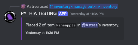 An example of /items-manage put-in-inventory.