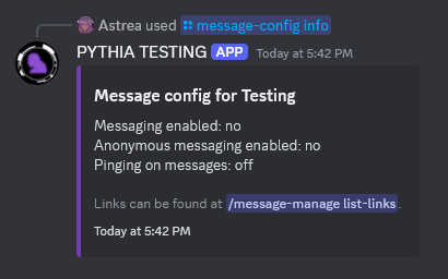An example of a messaging system configuration.