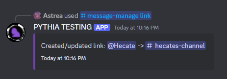 An example of adding a link.